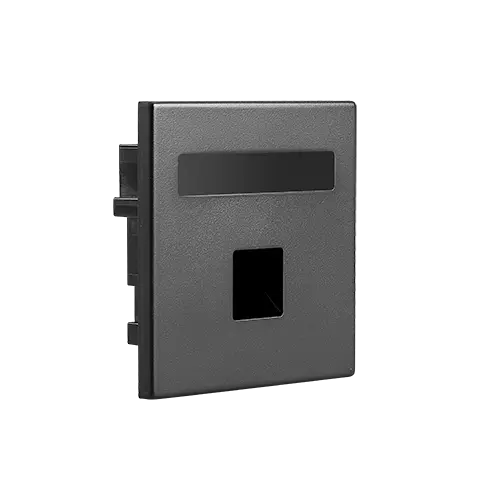 غطاء انارة القدم فتحة مربعة - أسود أوبل