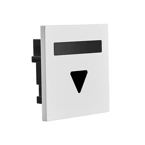 غطاء انارة القدم فتحة مثلث - أبيض أوبل