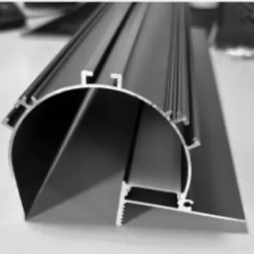 ليد بروفايل لأسقف الديكور (بشكل دائري) لتركيب شريط الليد أوبل 101.3×69 ملم 3 متر