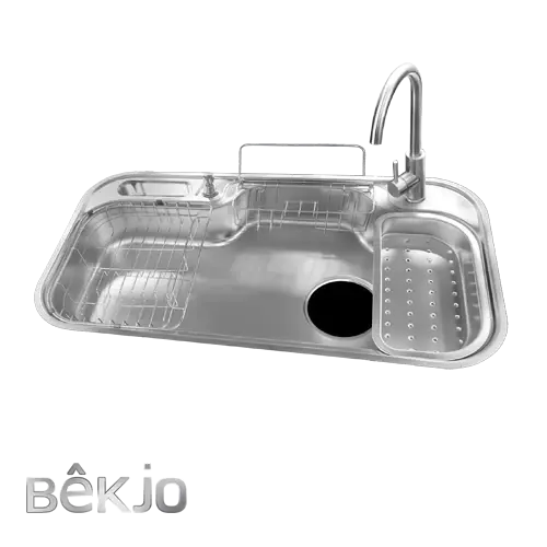 حوض مطبخ بيكجو فلاور - مقاس 98×52.5 سم