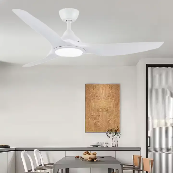 مروحة سقف ذكية هوميك سحاب 48 بوصة 3 الوان اضاءة 5 سرعات ابيض