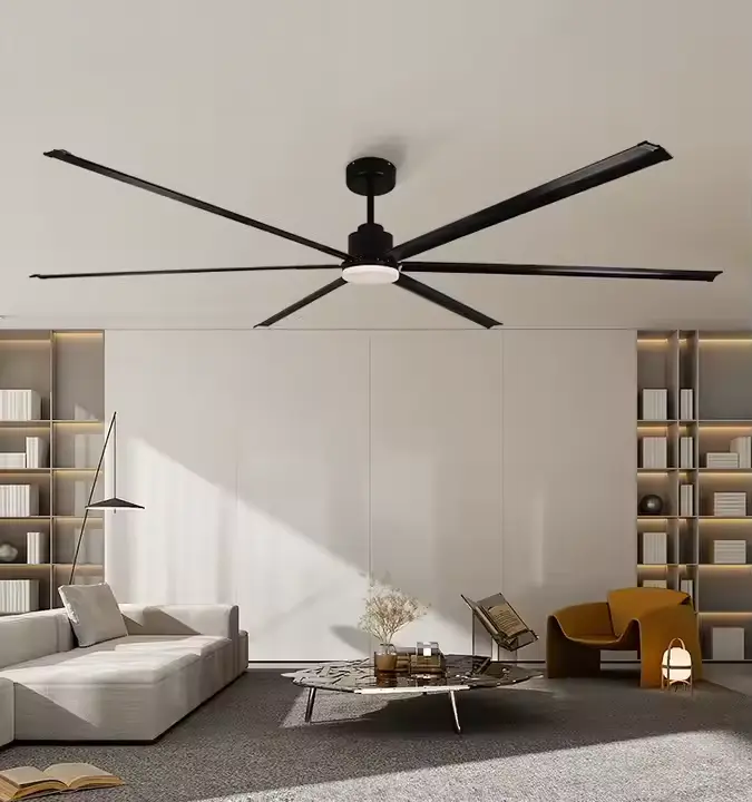 مروحة سقف ذكية هوميك جاكور 64 بوصة 3 الوان اضاءة 5 سرعات اسود