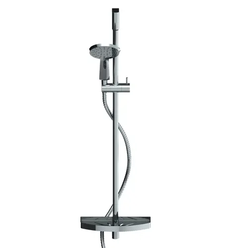 طقم شاور 5 في 1 جي بي دي فضي لامع