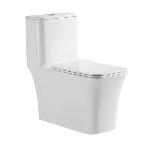 كرسي دورة مياه هوميك أبيض 70×37.5×76 سم