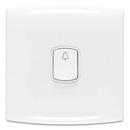 مفتاح جرس ألف الجديد 10 امبير الفنار فردي أبيض