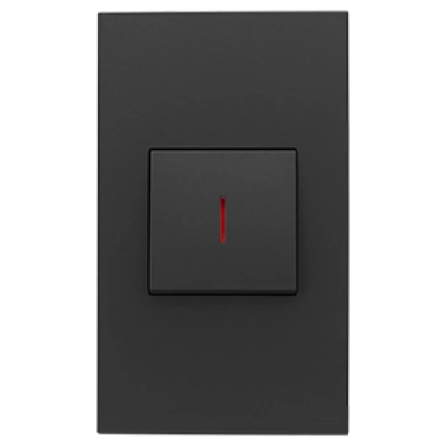 مفتاح مكيف حبة عريضة  ماسه الفنار 45 أمبير أسود 14×7سم