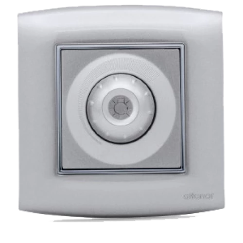 مخفض إضاءة أمنية 1000وات الفنار مفرد فضي مع اطار كروم