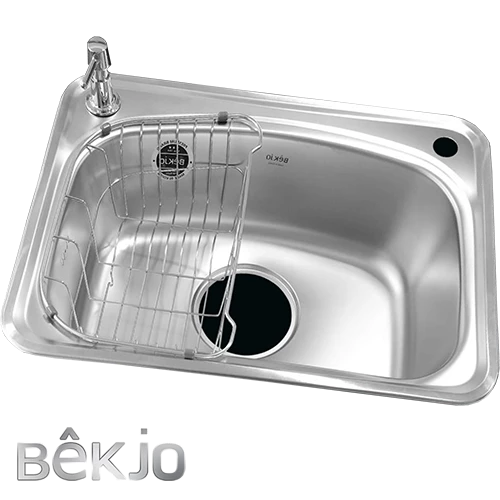 حوض مطبخ بيكجو سلفر - مقاس 63×47