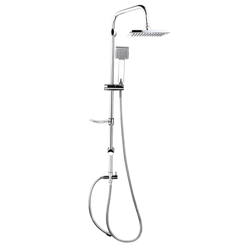 طقم شاورجي بي دي قطر 200×200 فضي لامع