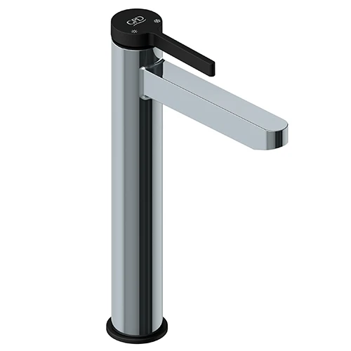 خلاط حوض جي بي دي جيلدو فضي مع أسود