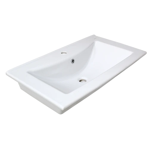 حوض مغسلة بدور 8000 الخزف السعودي ابيض