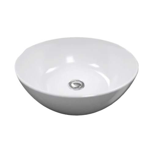 مغسلة صنف دي دائرية علوية  الخزف السعودي اوف وايت