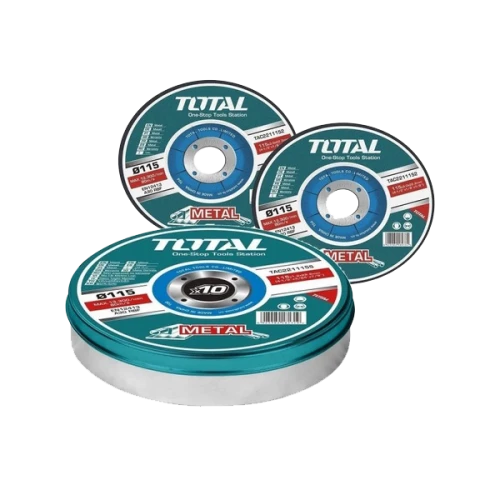 علبة اسطوانة معدنية توتال قطعية كاشط معدن 115مم × 1.2مم