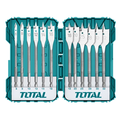 طقم دريل بيت توتال خشابي 12 قطعة