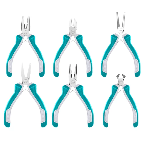 نصف دستة كماشات توتال صغيرة حجم 4 ونصف انش