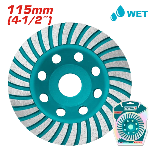 اسطوانة مسح الزوايا الحادة وعمل الدورانات توتال 115×20×22.22 ملم