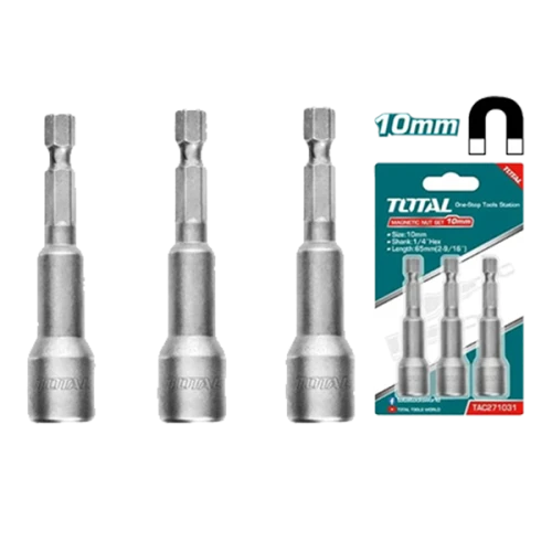 طقم لقم دريل سوبر توتال 3 قطع 10  ملم