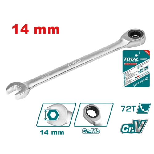 مفتاح راتشيت توتال 14 ملم