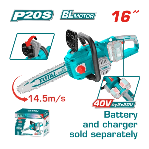 منشار شحن سوبر توتال 20 فولت 40 سم