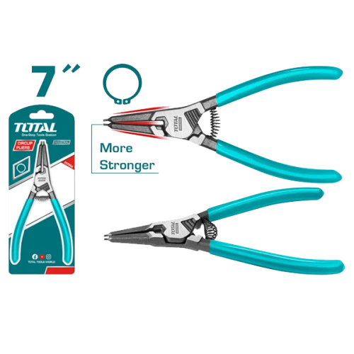 كماشة تيل برأس مستقيمة للحلقات الخارجية سوبر توتال 180ملم