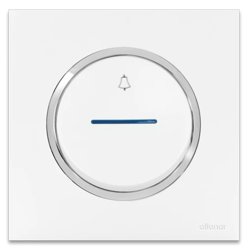 مفتاح جرس غرناطة 10 أمبير فردي الفنار أبيض