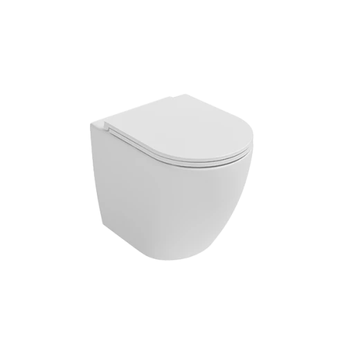 كرسي دورة مياه معلق (بدون غطاء) انفينيتي إيسفيا أبيض