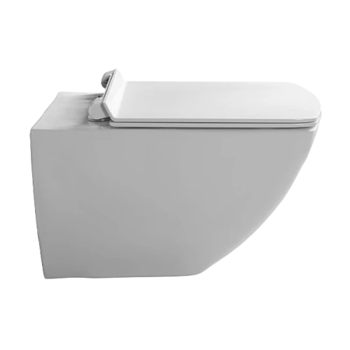 كرسي دورة مياه معلق بوريتا (بدون غطاء) إيسفيا أبيض